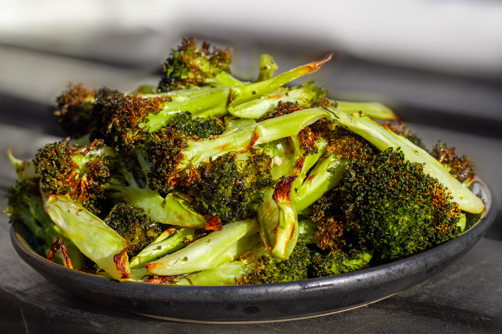 Broccoli tilberedt i airfryer